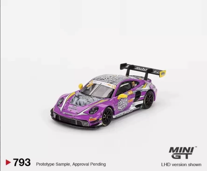 MINI GT 793 Porsche 911 GT3 R #27 HubAuto 2023 Macau GP Boxed Ver 1/64
