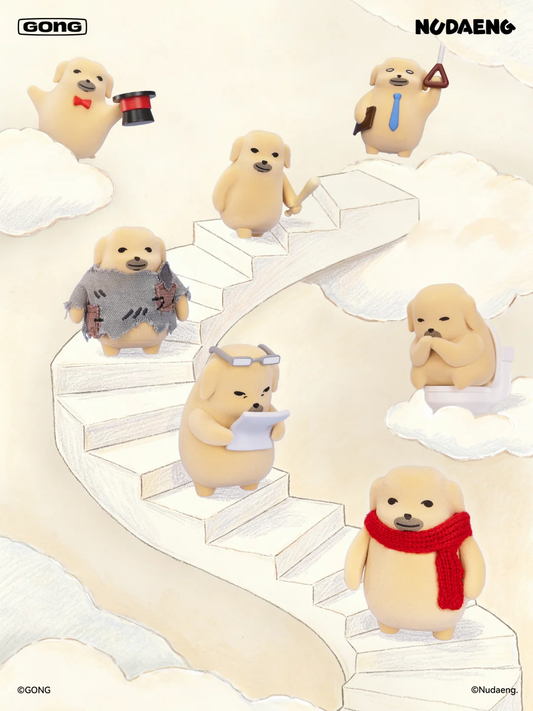 GONG Nudaeng Dip Dog Series Blind Box Figures Random one