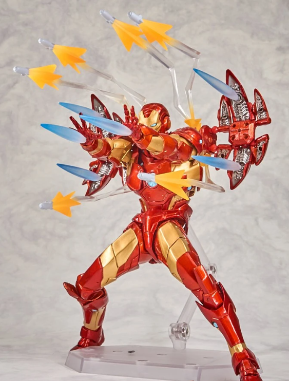 Kaiyodo Revoltech Amazing Yamaguchi 013 Iron Man Bleeding Edge Armor