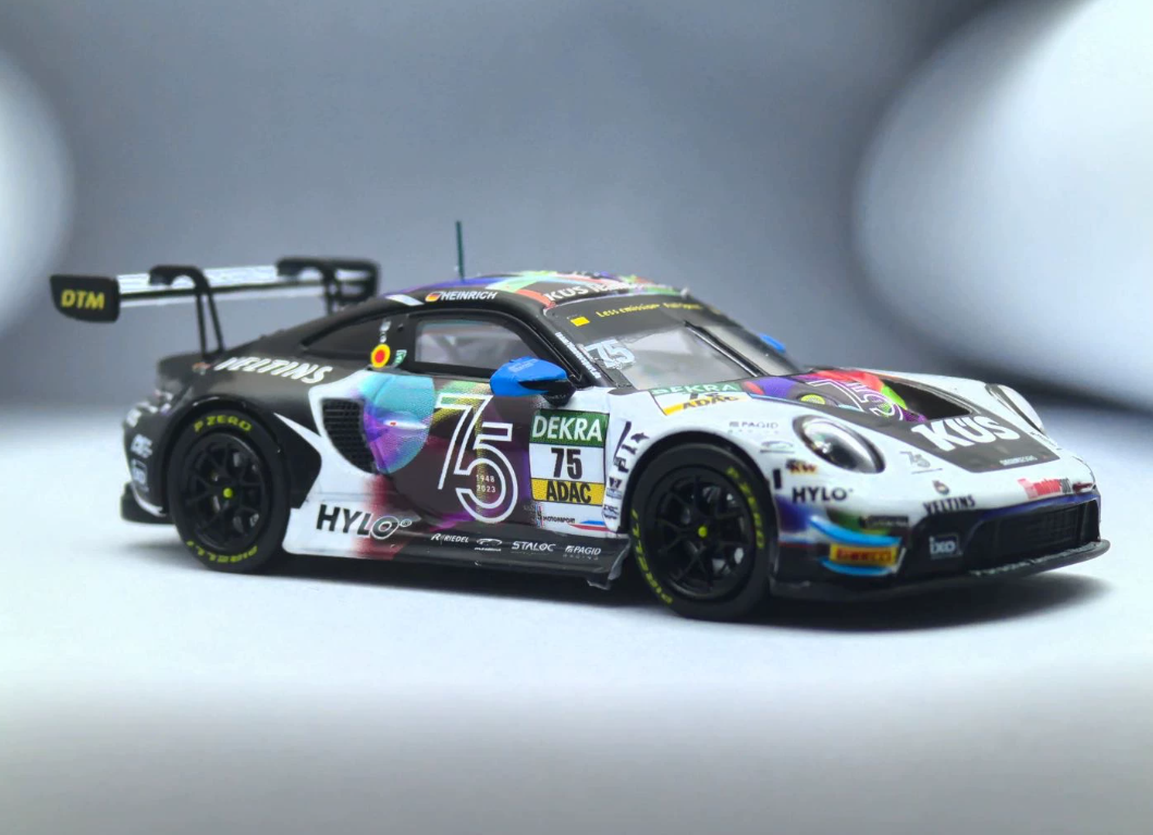 Tarmac Works 1:64 Porsche 911 GT3 R DTM 2023 75th Anniversary