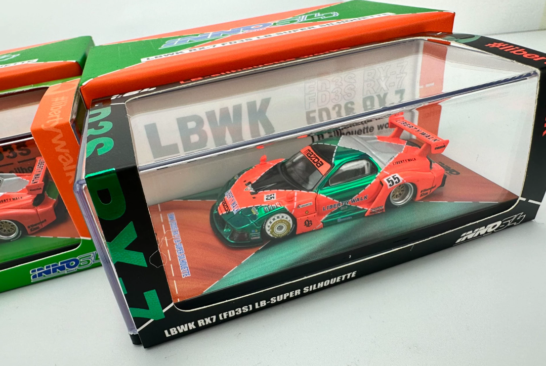 INNO 1:64 Mazda RX-7 FD3S LB-Super Silhouette Malaysia Limited Edition