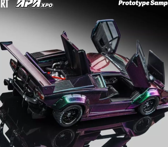 TOPART 1/64 LBWK Liberty Walk Lamborghini Countach Chameleon