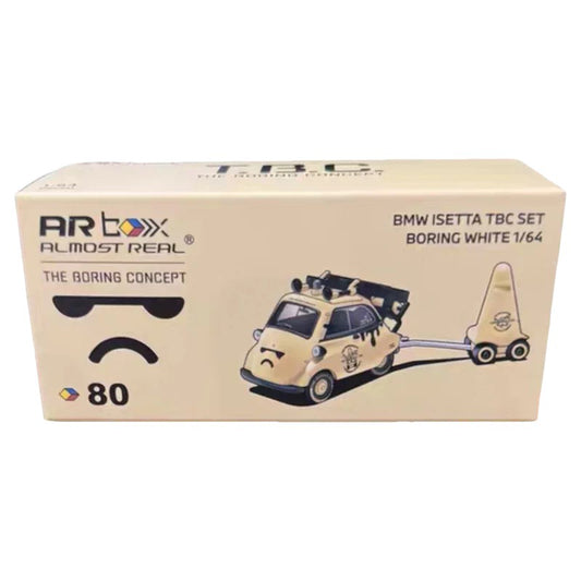 Almost Real x The Boring Concept 1/64 BMW Isetta TBC Boring White Set