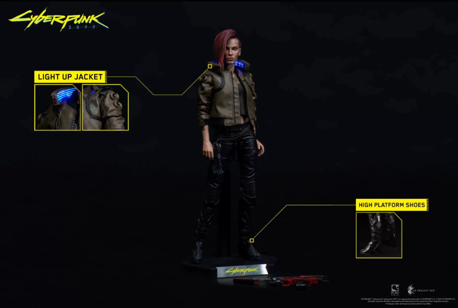 PureArts 1/6 Scale Cyberpunk 2077 V Female Articulated Figure