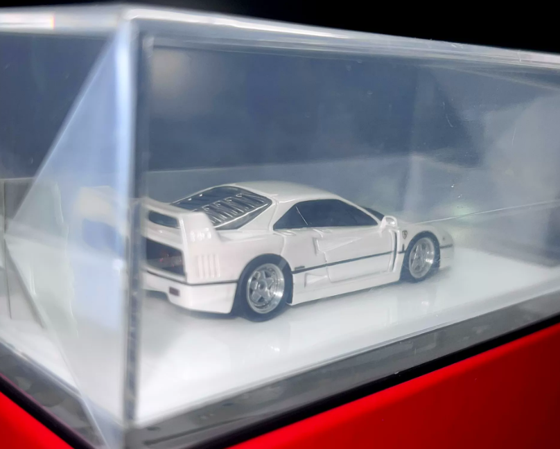 SCM MY64 1/64 Ferrari F40 Pearl White Resin Model First Edition