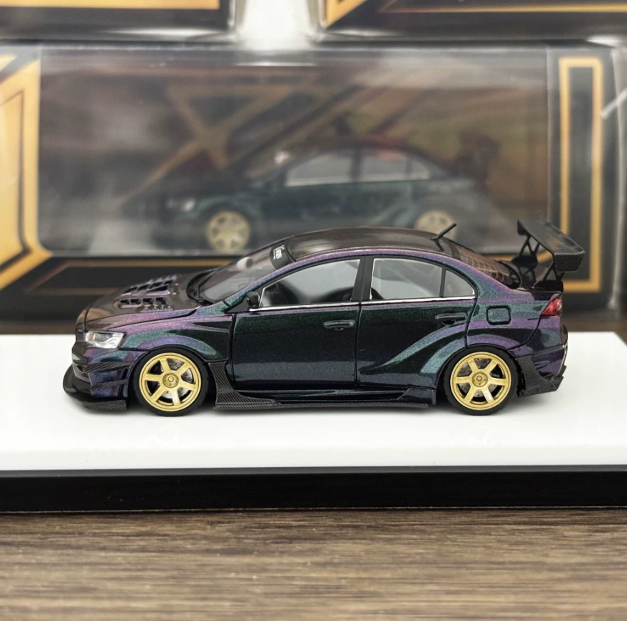 404 Error 1/64 Mitsubishi Lancer Evolution X Varis Purple