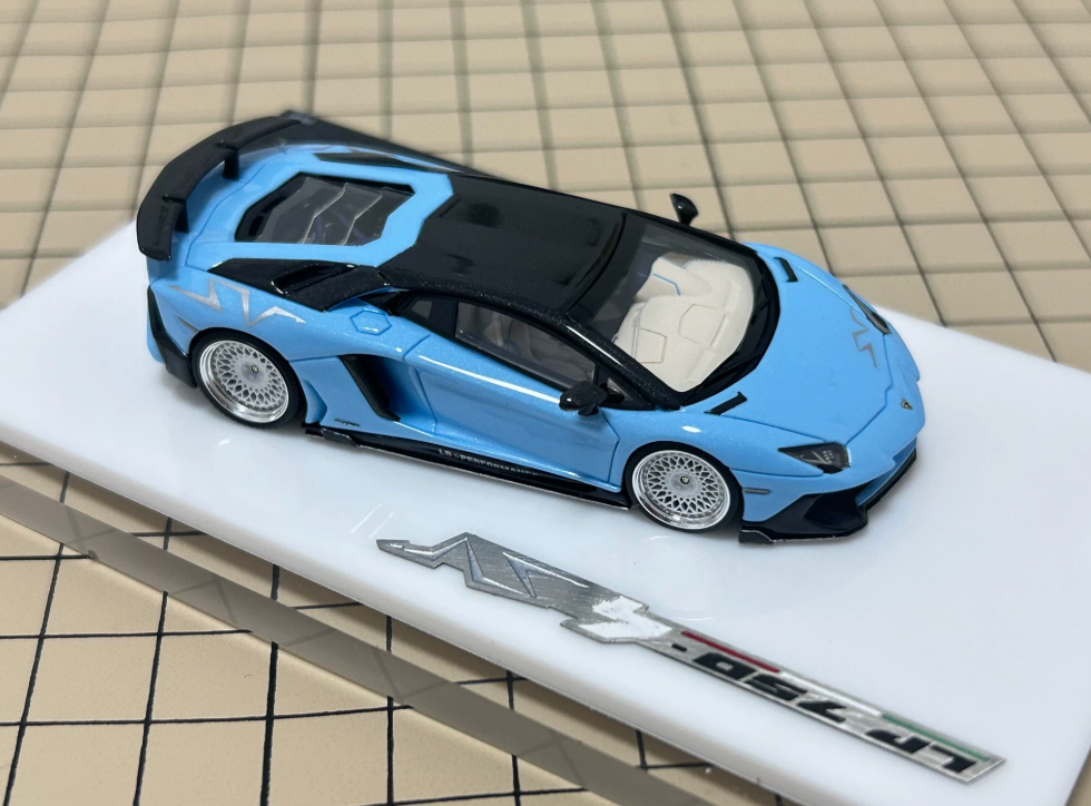 TARDIS 1/64 Lamborbi Aventador LP750-4 SV LB Custom Mason Blue