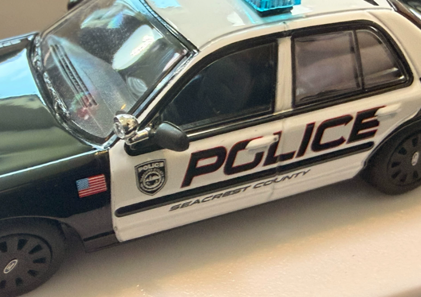 Rollin 1/64 Ford Crown Victoria Police Seacrest County 2025 APA VIP 499