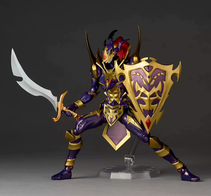 Kaiyodo Revoltech Yu-Gi-Oh Black Luster Soldier Figure
