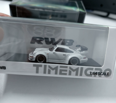 TimeMicro 1/64 Porsche 964 RWB White
