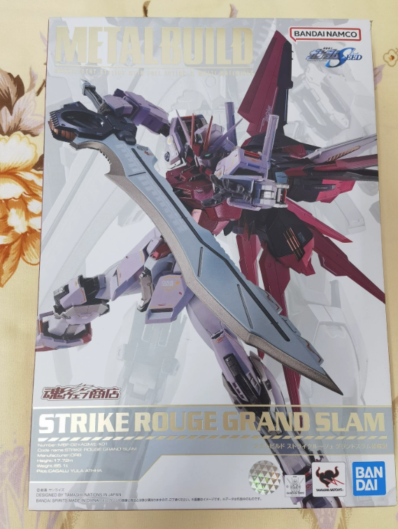 Bandai Metal Build Strike Rouge Grand Slam Equipped Type