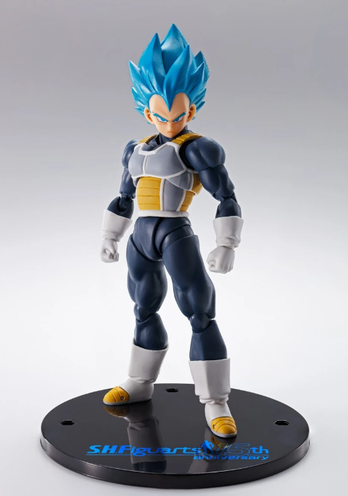 Bandai SHF Dragon Ball SSGSS Vegeta 15th Anniv Tamashii Exclusive