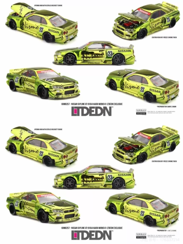 Kaido House Mini GT 1/64 Nissan Skyline GT-R R34 Kaido Works HEC 2026