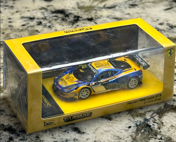 Tarmac Works 1:64 Ferrari 458 Italia GT3 Asia GT 2016 Model