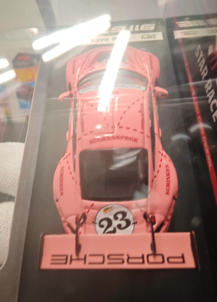 STAR RACE 1/64 Porsche 911 GT3 R Pink Pig Livery No.23