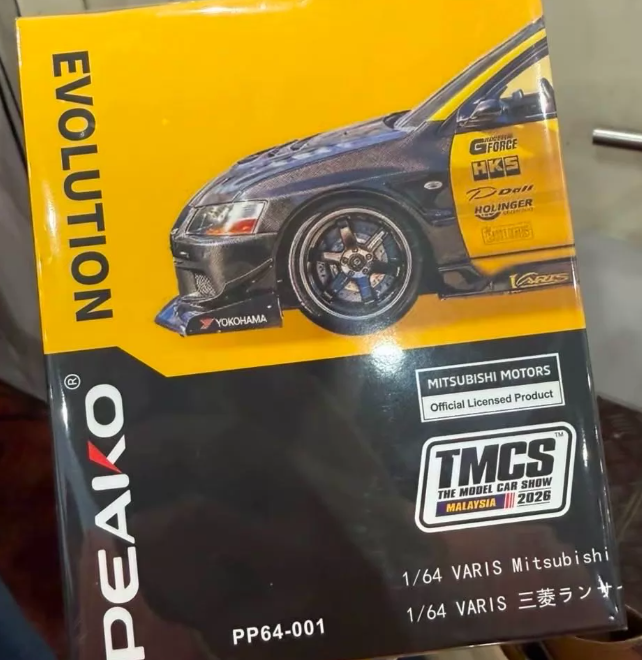 PEAKO 1/64 Mitsubishi EVO9 VARIS TMCS 2026 Exclusive w/ Parts