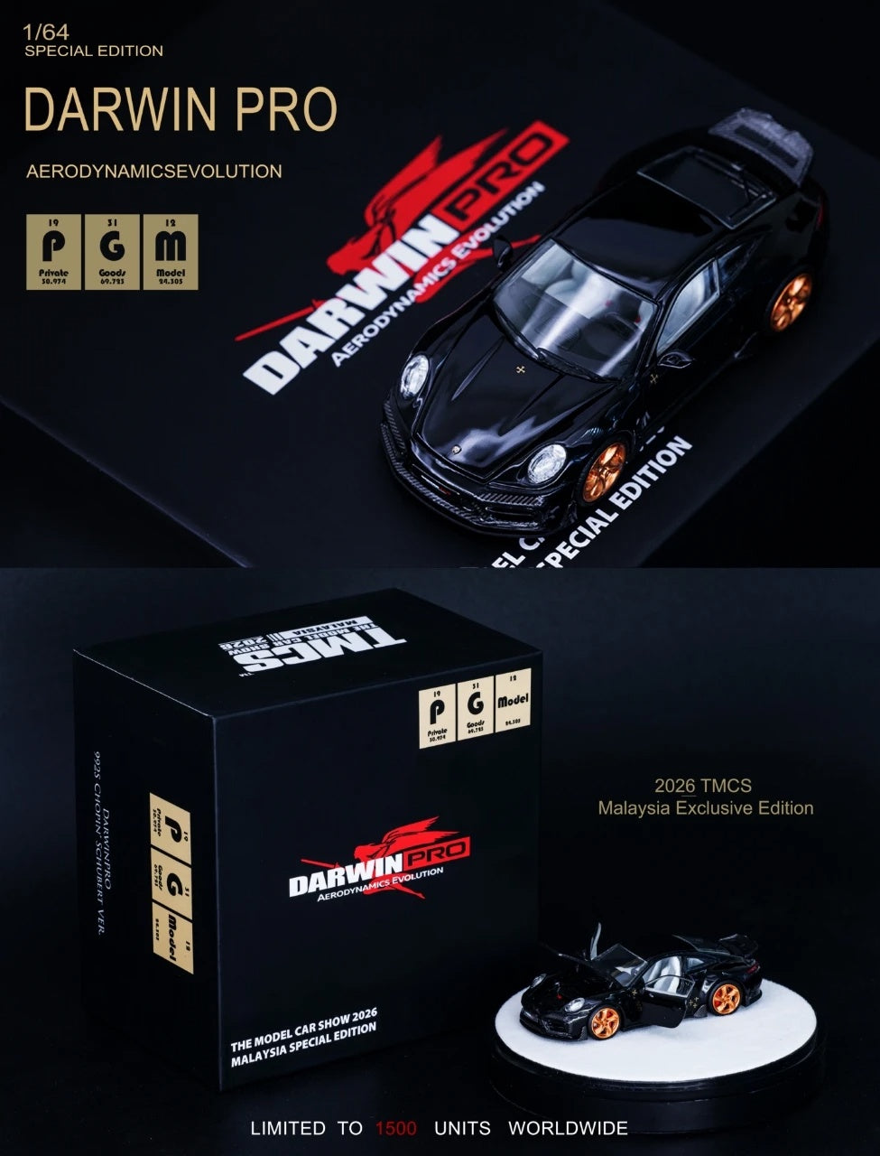 PGM Porsche Chopin 992S Darwin Pro TMCS 2026 Malaysia Exclusive