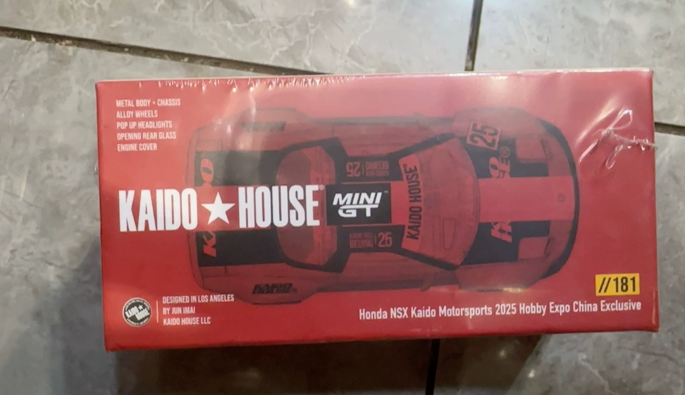 Kaido House 1:64 Honda NSX KHMG181 2025 HEC Beijing Exclusive Diecast Model Car