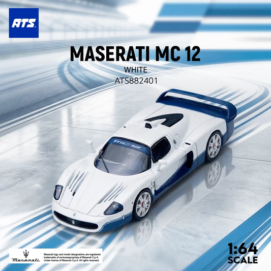ATS 1/64 Maserati MC12 White Model Preorder