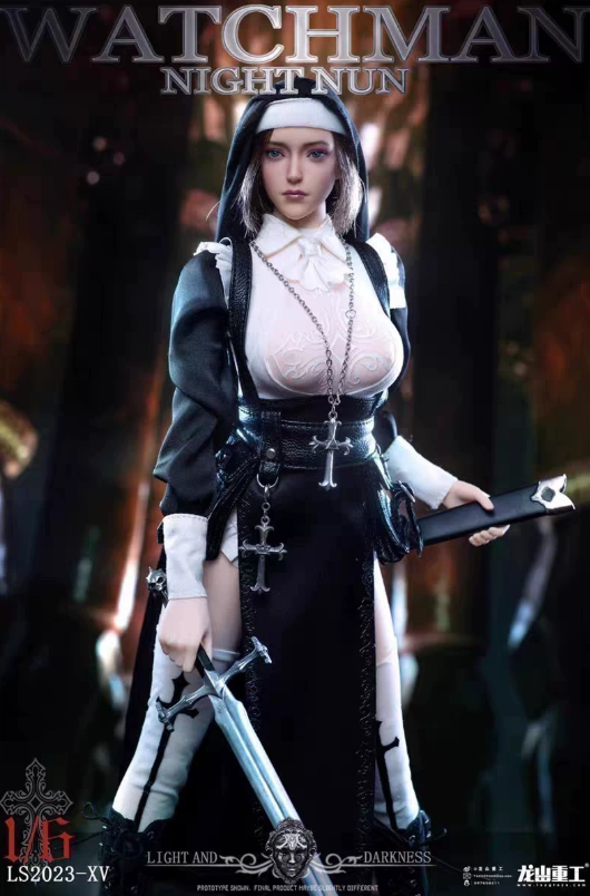 Longshan 1/6 Night Nun Elena Deluxe LS2023-XV-A Action Figure