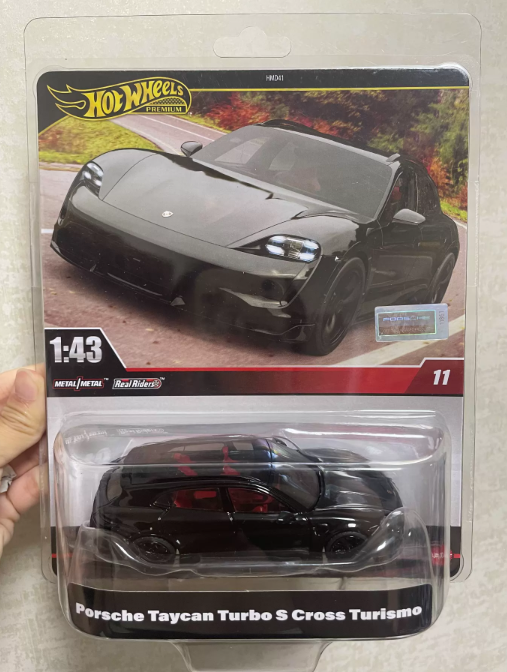 Hot Wheels 1:43 Porsche Taycan Turbo S Cross Turismo Black Diecast Model