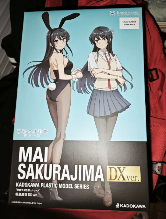 KADOKAWA Plastic Model Series Mai Sakurajima DX Ver. Figure Kit