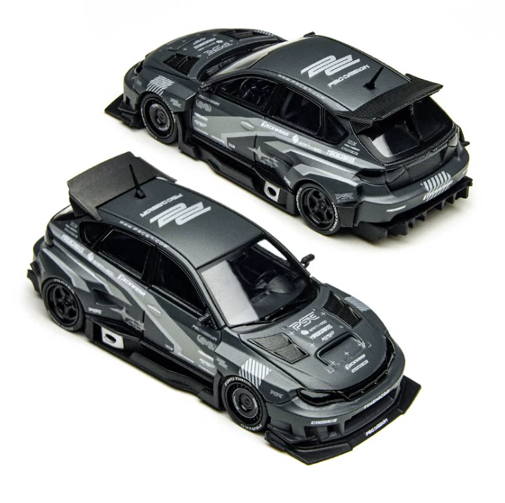 TimeMicro x PSC DESIGN 1/64 Subaru Impreza Raider Gray Livery