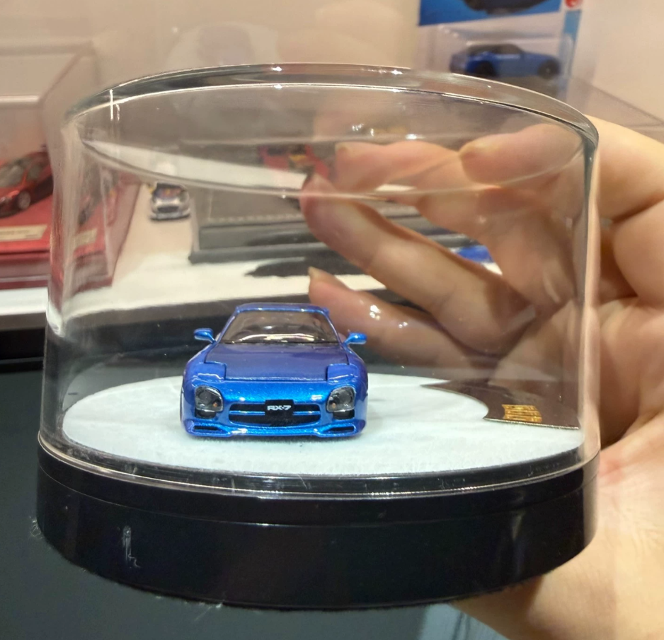 PGM 1/64 Mazda RX-7 FD3S Blue Metallic Luxury Version Limited 999