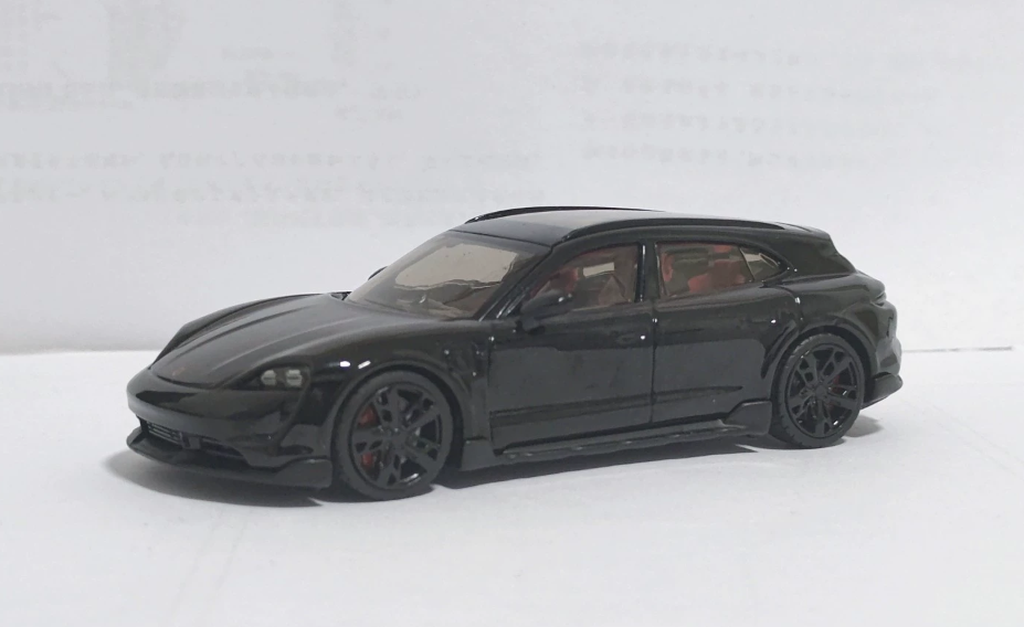 Hot Wheels 1:43 Porsche Taycan Turbo S Cross Turismo Black Diecast Model