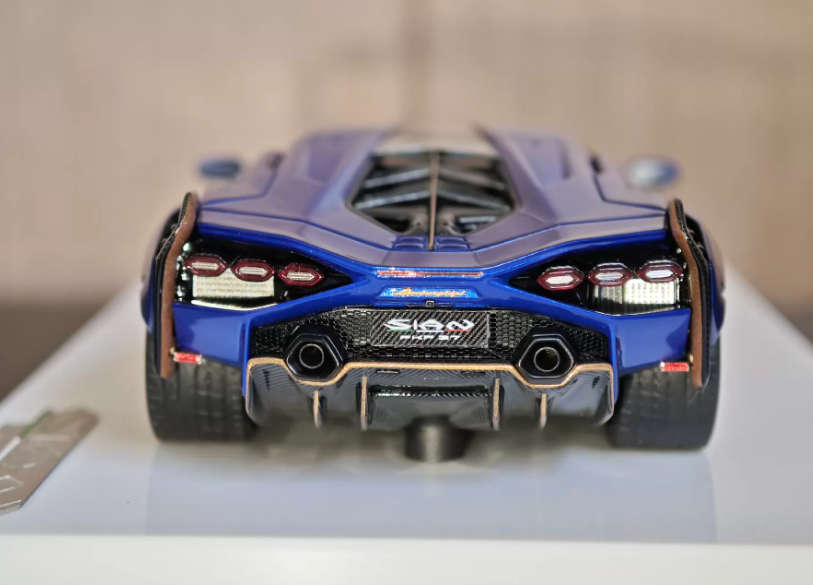 Make Up 1/43 Lamborghini Sian FKP37 Blue Bronze Limited Model
