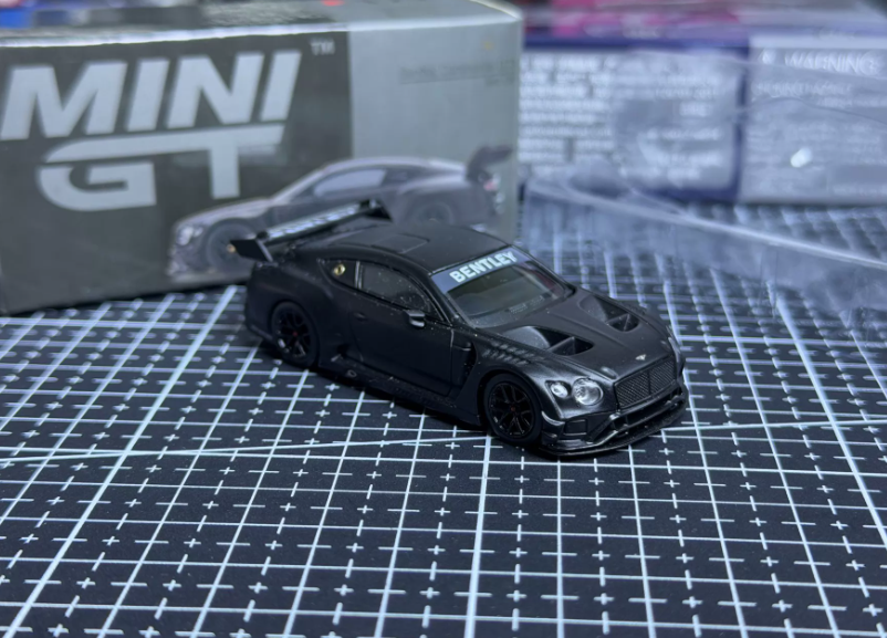 MINI GT 177 Bentley Continental GT3 Test Car 1/64