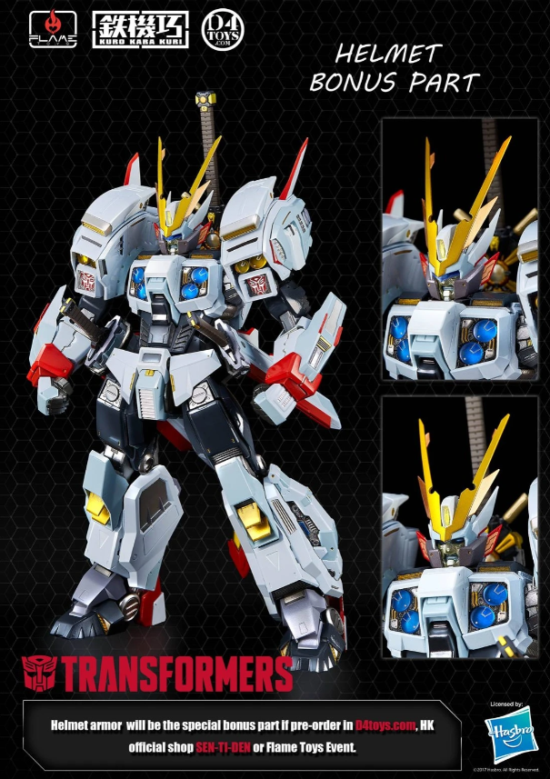 Flame Toys Kuro Kara Kuri #01 Transformers Drift Action Figure