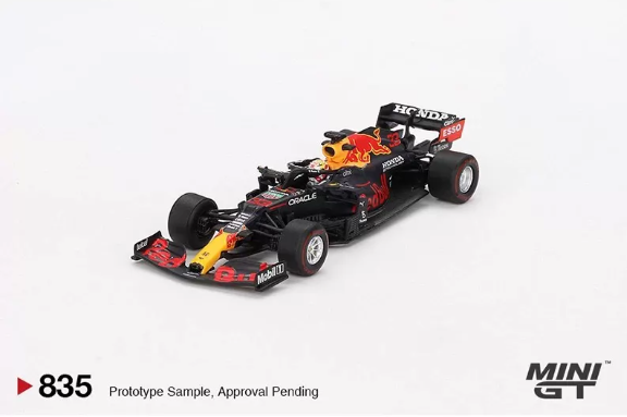 MINI GT 1/64 835 Red Bull RB16B Max Verstappen Abu Dhabi GP Winner
