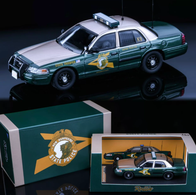 Rollin 1/64 NHSP Ford Crown Victoria Police Interceptor