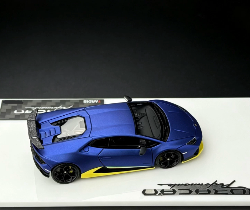 TARDIS 1/64 Lamborghini Huracan Performante Matte Metallic Blue Resin