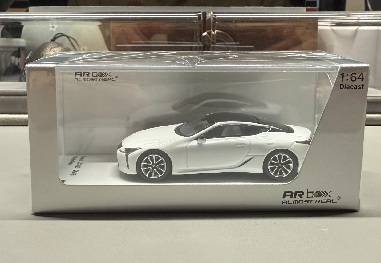 Almost Real 1:64 Lexus LC500 White Diecast Model