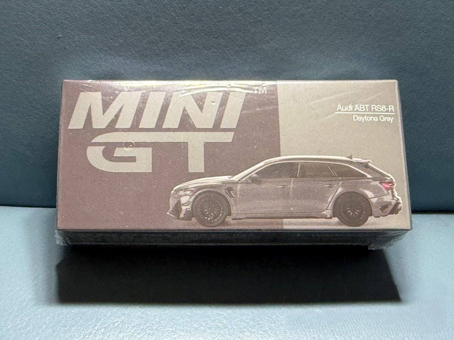 Mini GT 479 Audi ABT RS6-R Daytona Grey 1/64 Diecast Model Car