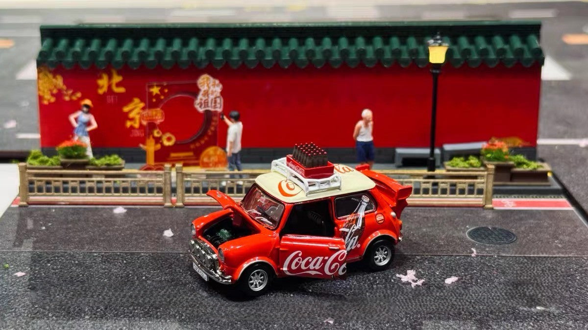 Tiny 1/50 Coca-Cola Mini Cooper Mk1 Limited Edition Diecast Model Car