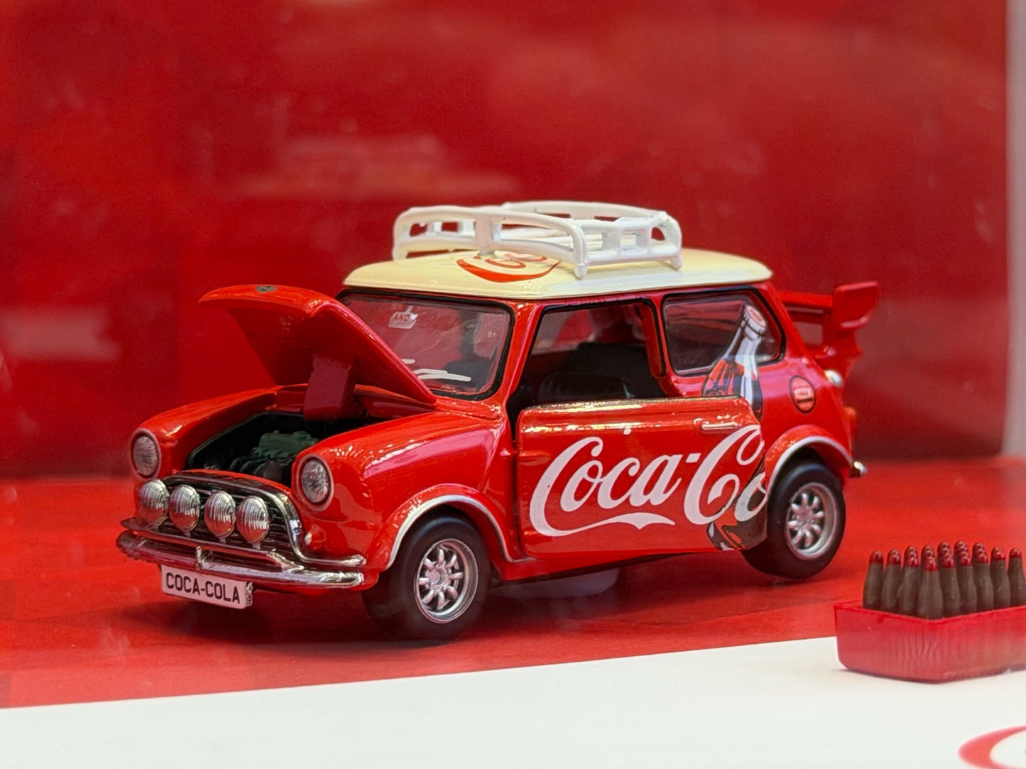 Tiny 1/50 Coca-Cola Mini Cooper Mk1 Limited Edition Diecast Model Car