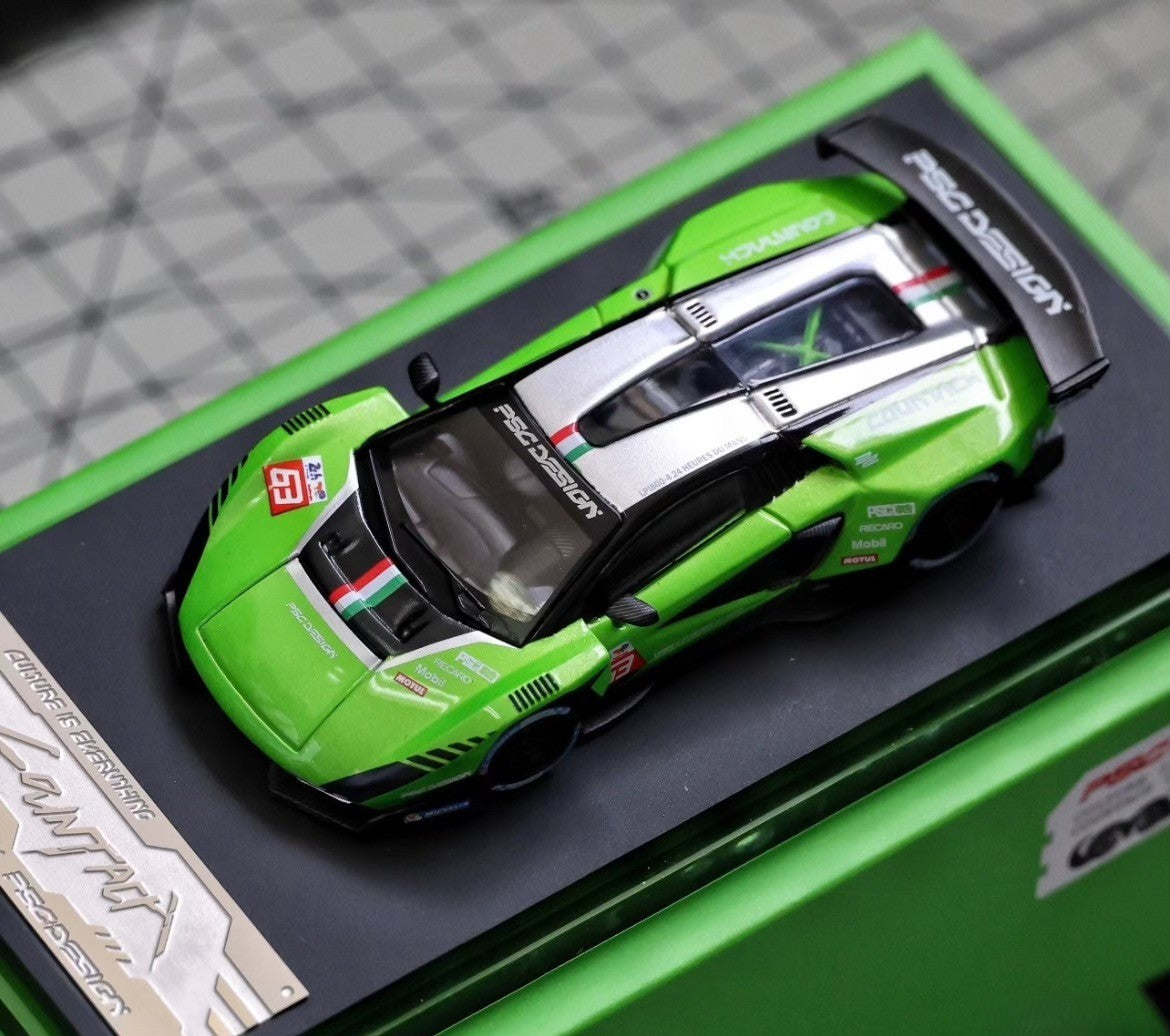 TimeMicro PSC Lamborghini Countach V Green 1/64 Diecast Model Limited