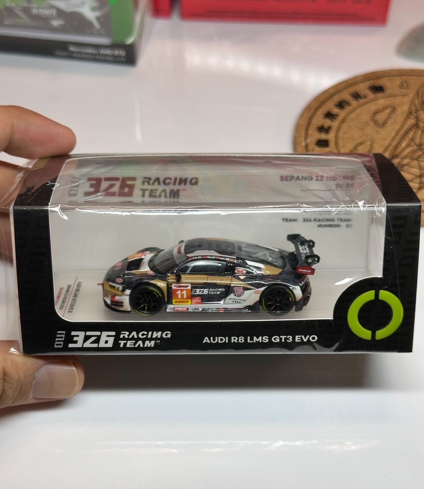KILO Audi R8 LMS GT3 EVO #11 Sepang 2025 1/64 Diecast Model Car