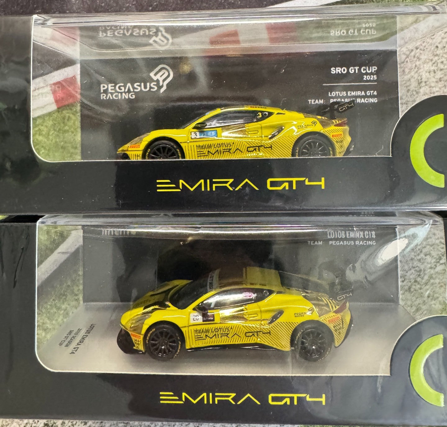 Kilo Works 1/64 Lotus Emira GT4 Pegasus Racing HEC 2025 Exclusive Set