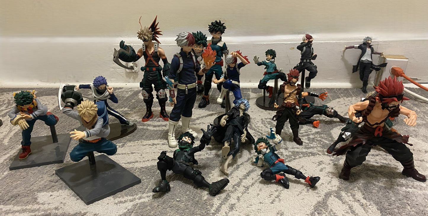 My Hero Academia Figure Lot Banpresto Ichiban Kuji PVC Anime Collection Used