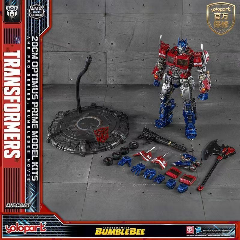 YoloPark AMK Pro Series Optimus Prime Earth Cybertron Set Transformers
