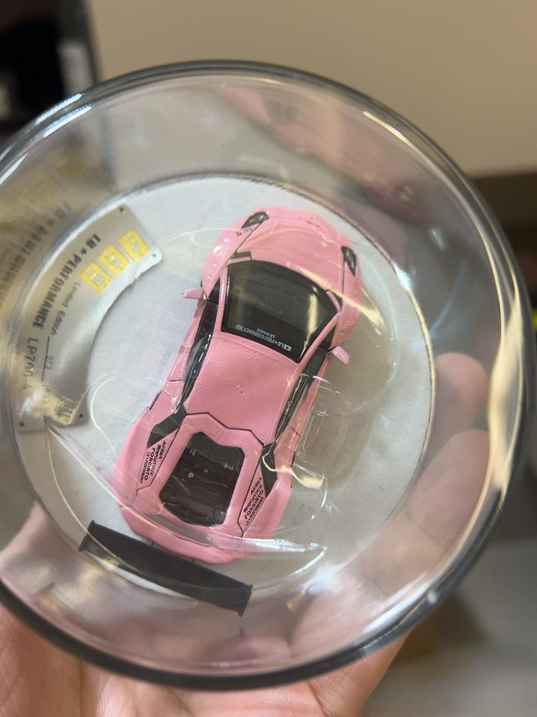 PGM 1/64 Lamborghini Aventador LP700 LB Performance Pink Diecast Model