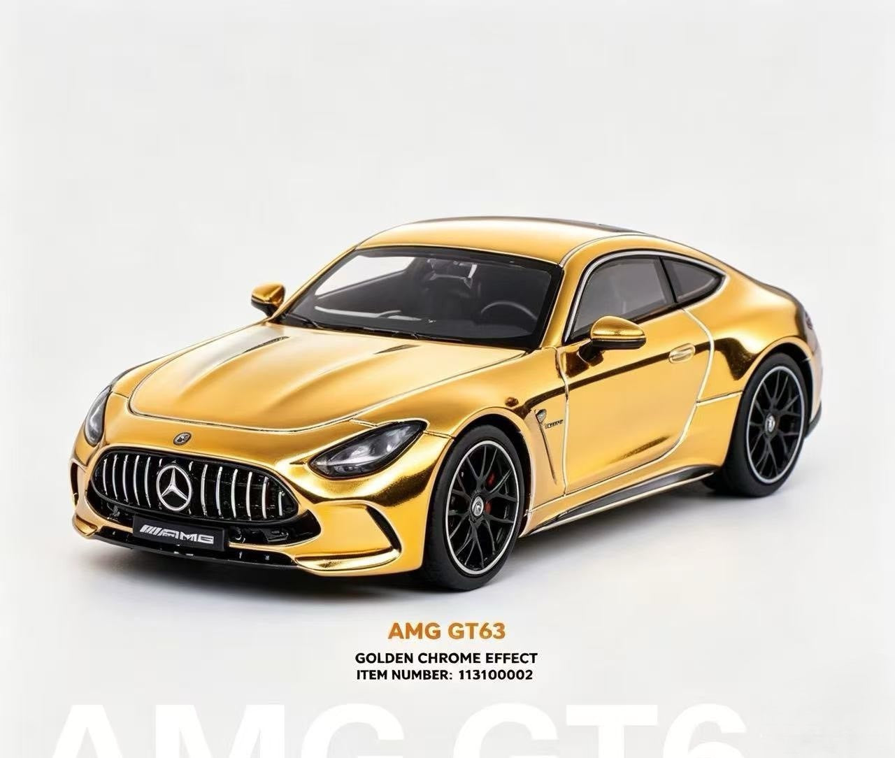 KILO Works 1/64 Mercedes AMG GT63 Golden Chrome Limited 1500 PCS