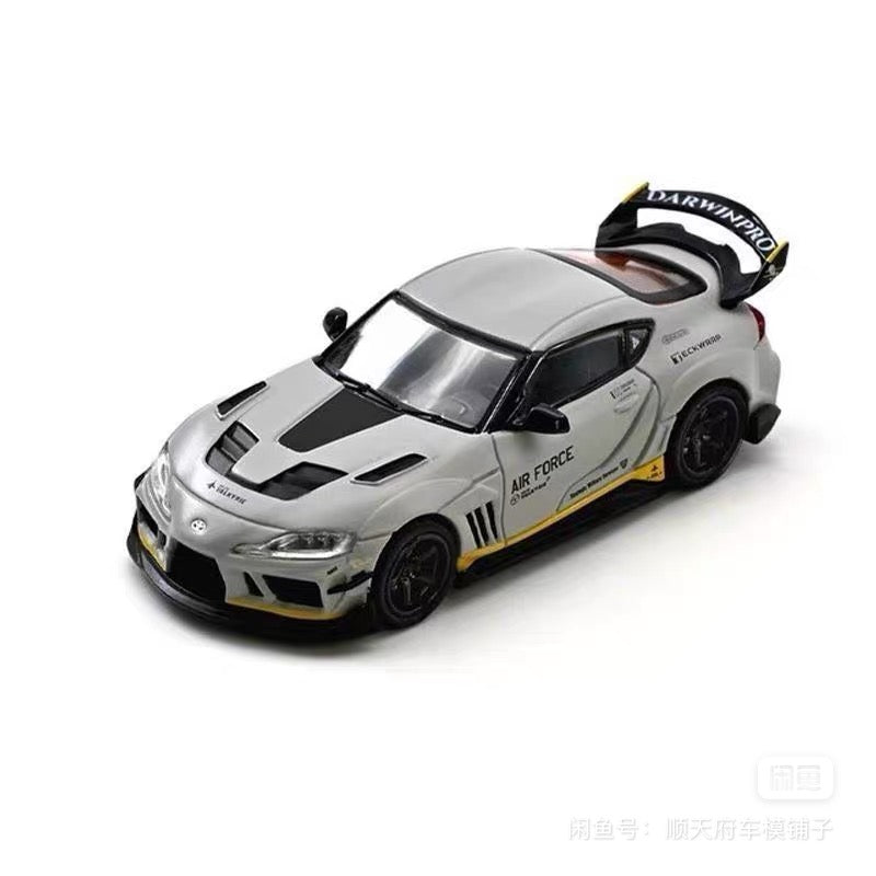 INNO 1/64 Toyota Supra A90 DarwinPRO Grey Diecast Model