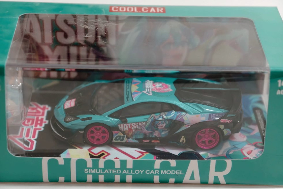 COOL CAR 1/64 Lamborghini Huracan GT3 EVO Hatsune Miku
