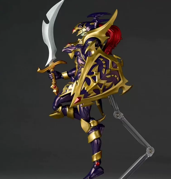 Kaiyodo Revoltech Yu-Gi-Oh Black Luster Soldier Figure