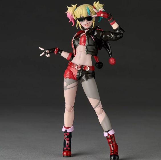 Kaiyodo Revoltech Amazing Yamaguchi Harley Quinn Suicide Squad Isekai Ver.